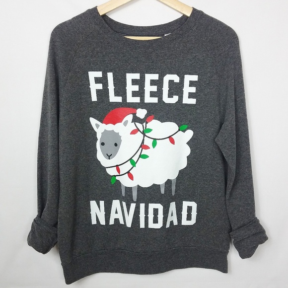 fleece navidad sweatshirt